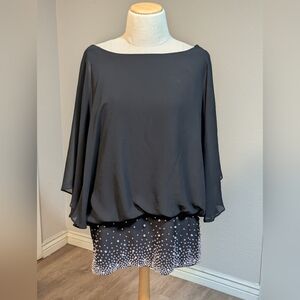Women's Black Blouse Size XL